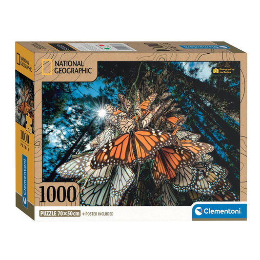 Clementoni Legpuzzel National Geographics - Vlinder 1000 stukjes