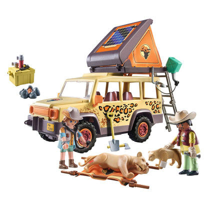 Playmobil Wiltopia met de Terreinwagen bij de Leeuwen - 71293