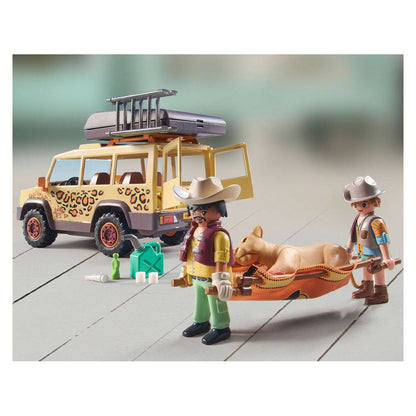 Playmobil Wiltopia met de Terreinwagen bij de Leeuwen - 71293