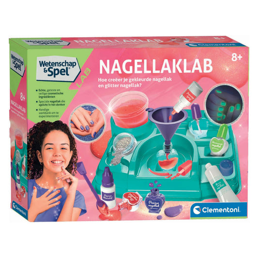 Clementoni Wetenschap & Spel - Nagellak Lab Verpakking - Educatief speelgoed