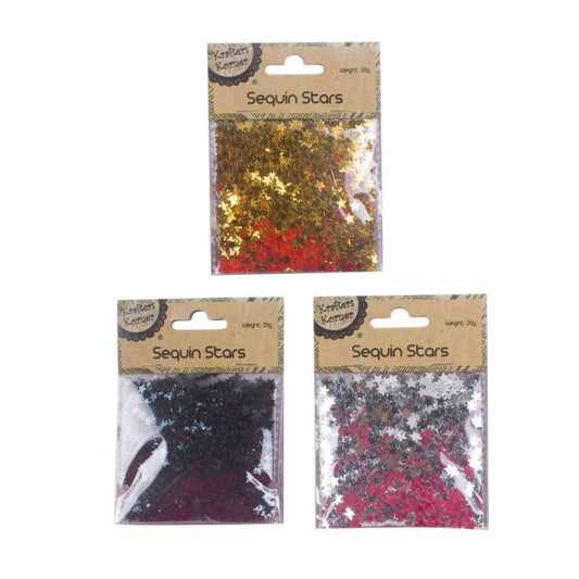 Glittersterren Metallic 20gram