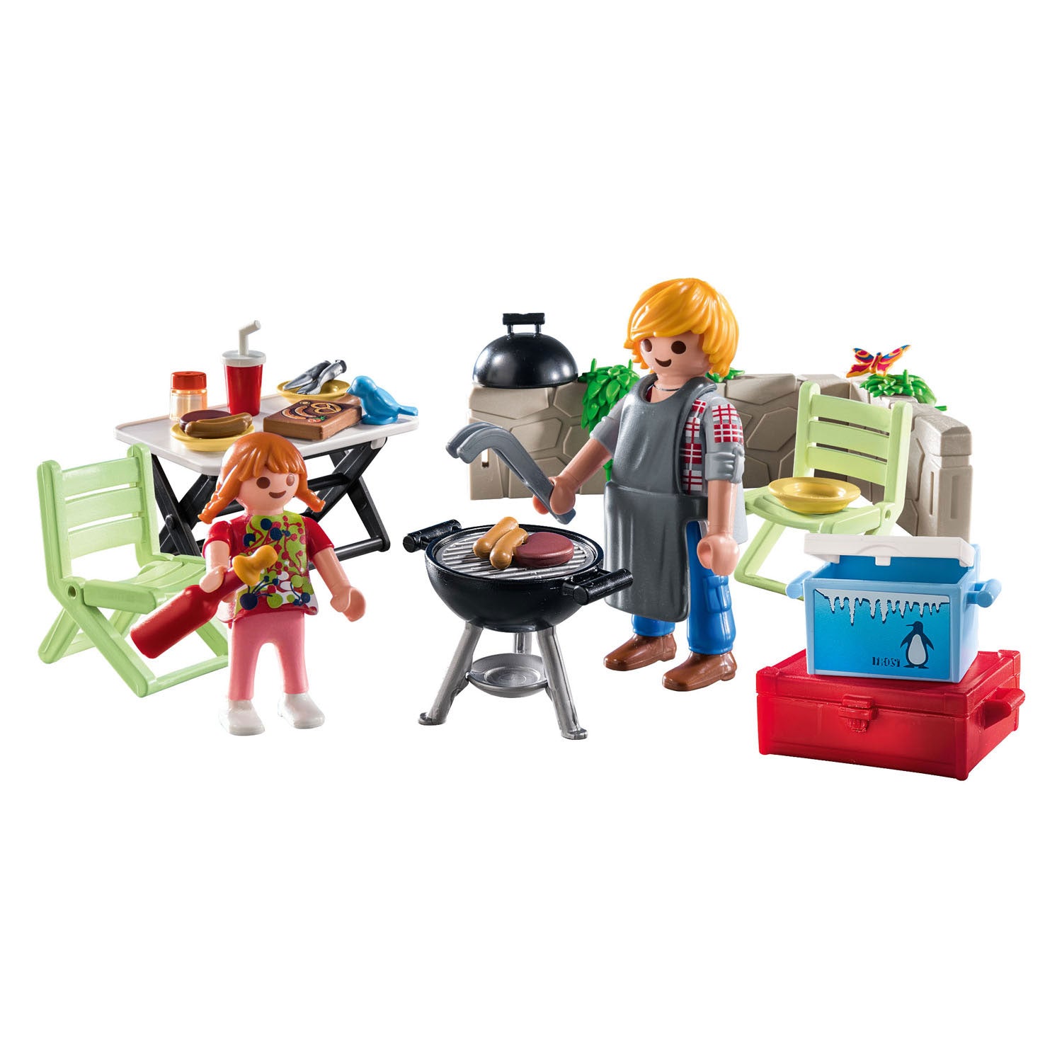 Playmobil Family Fun Barbecue inhoud