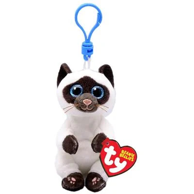 Ty Beanie Babies Bellies Clip Miso Siamese 10 cm