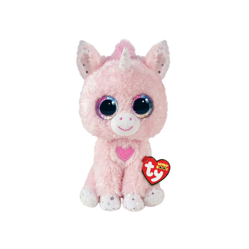 Ty Beanie Boo's Pink Snookie Unicorn